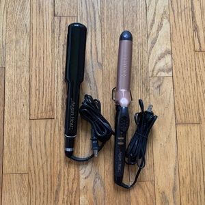 Argan Heat Hair Curler/Straightener Bundle